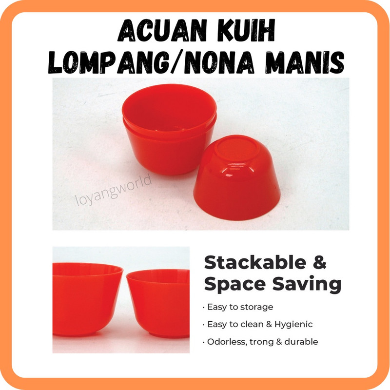Mold Steamed Rice, Kutsinta, Pichi, Banh Bong Dessert Puto 30 pcs (3cm Height) gallery