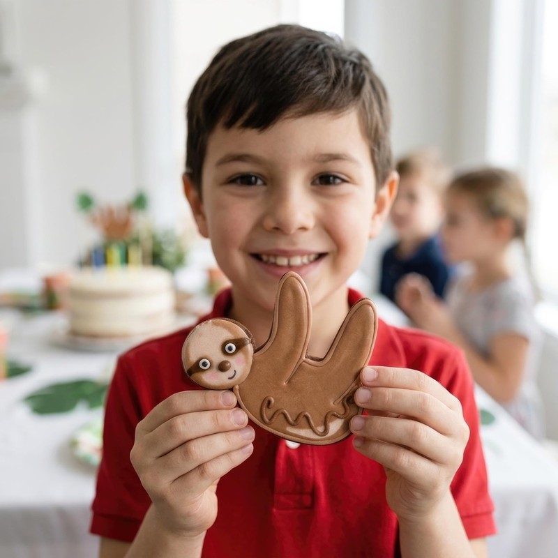 Ann Clark Sloth Cookie Cutter, 3-3/4″ Made in USA