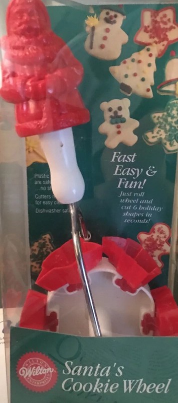 6 Christmas Cookie Cutter Wheel Tree Bell Gingerbread Teddybear Snowman gallery