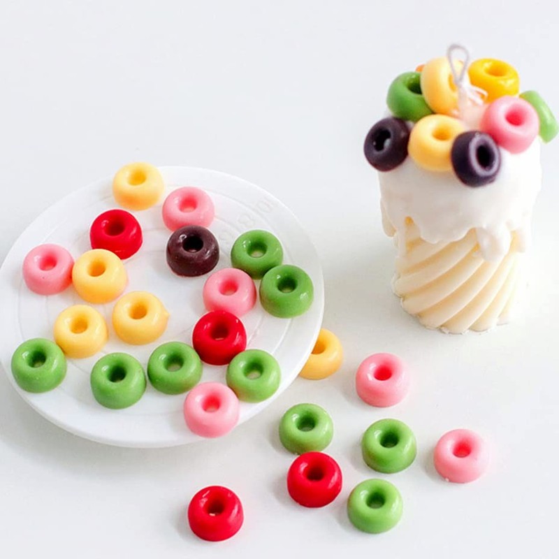 Round Gummy Donut Molds Mini Size Silicone Candy Molds for Hard Candy, Gummy,... gallery