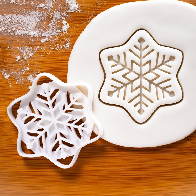 Snowflake 1 Cookie Cutter – Merry Christmas winter festive holidays yule xmas