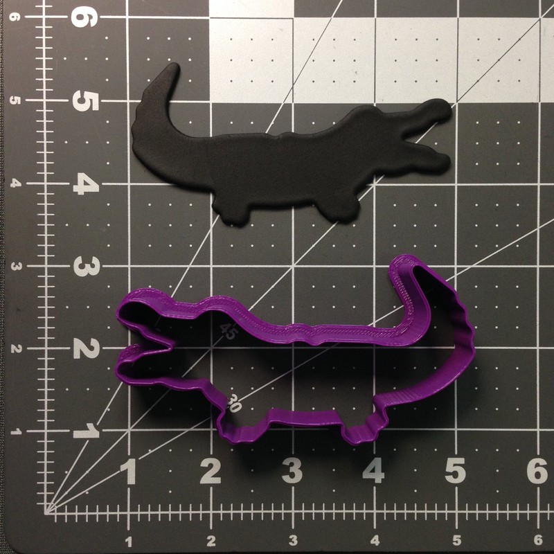 Alligator 101 Cookie Cutter