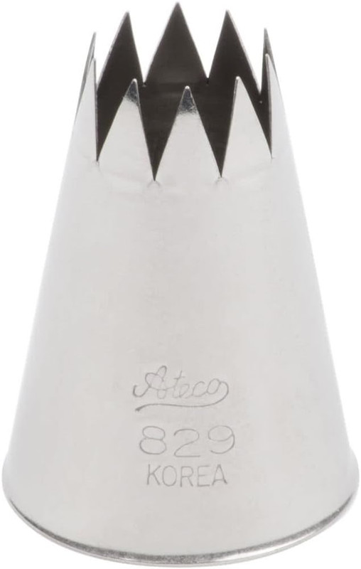 Ateco #829 SS Star Pastry Decorating Tip (829)
