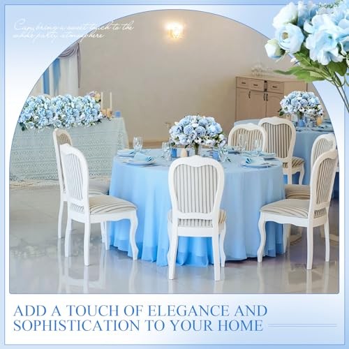 Bundles Peonies Artificial Flowers Faux Roses Silk Flowers Hydrangea 12 Blue gallery