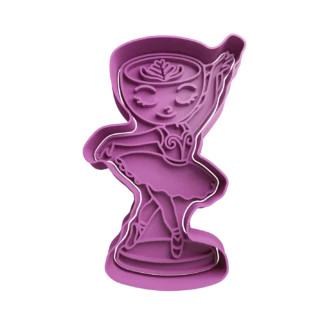 Ballerina Capuchina Meme Brainrot Cookie Cutter