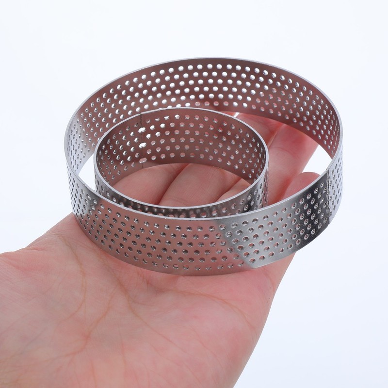 10 Pcs Cake Tart Molds for Baking Metal Pastry Fruit Mousse gallery