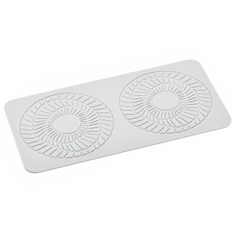 Hollow Leaf Silicone Mould Candy Mould 3D Hollow Round 270*130*3mm