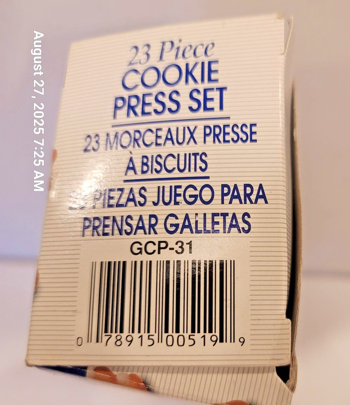 Progressive International Corp 23 Pc Cookie Press Set New in Box gallery