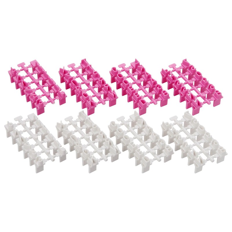 Tiger Crown Cookie Cutter, Pink and White, 128 x 45 x 200mm, Joint Tongue Only