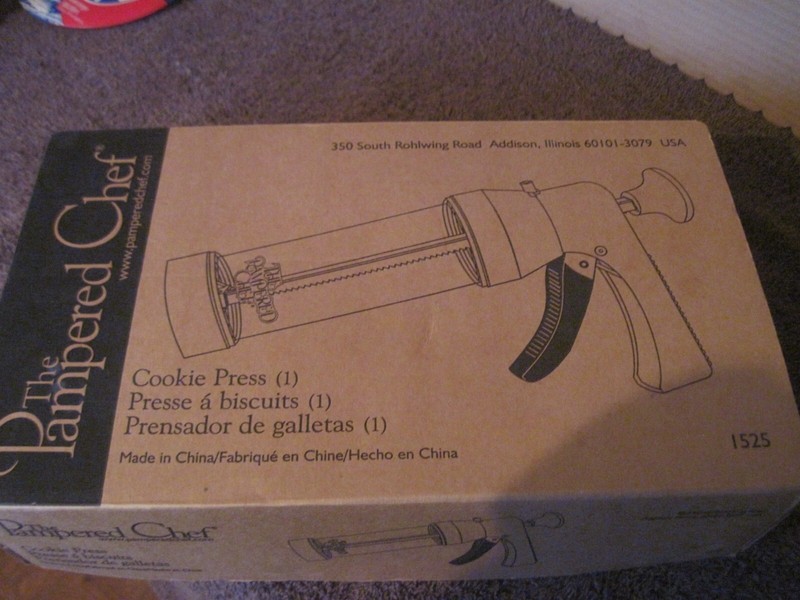 The Pampered Chef Cookie Press #1525 with 16 Discs, Very Good Condition gallery
