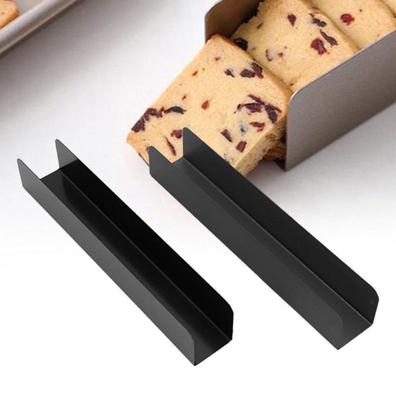 2 Pieces U Shape Cookie Mold Steel Cookie Cutters Baking Tool Rectangle Baking gallery