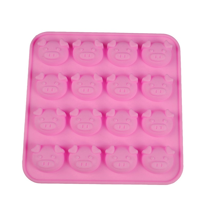 Pig Shape Chocolate Mold Cake Decoration Silicone Jelly Candy Ice Mold! gallery