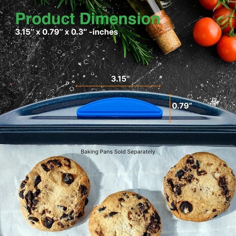 NutriChef Blue Silicone Handles-Flexible Design for Bakeware Pan-NCBK10S, NCBK3S gallery