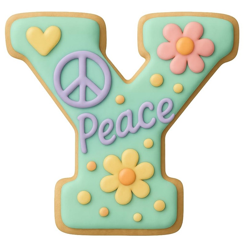 3 inches Varsity Letters Cookie Cutter for Baking & Fondant Clay Gifts - Y gallery