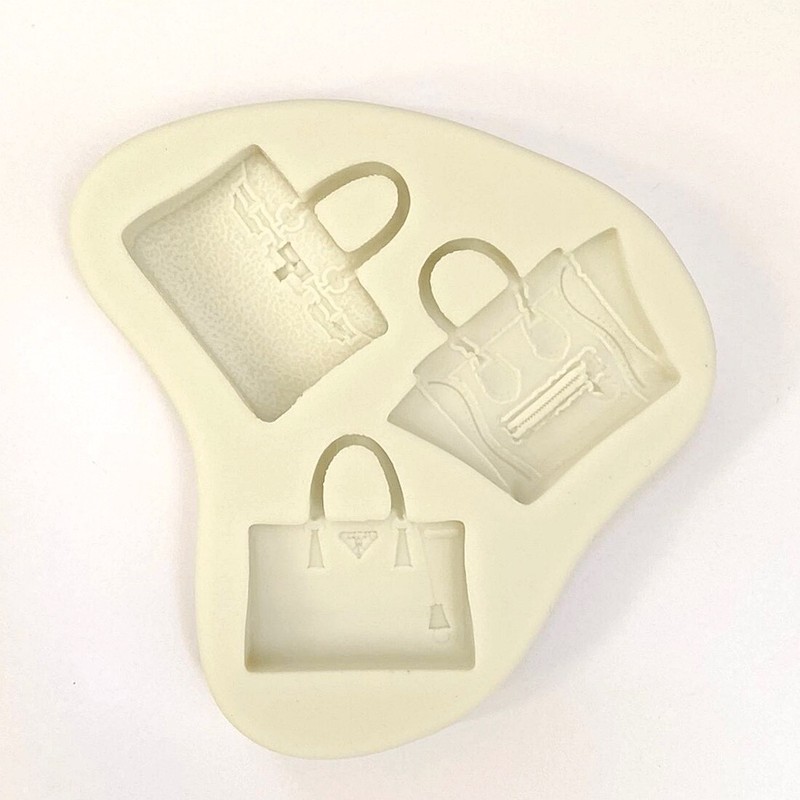 PURSE TRIO MOLD, Cake Decor, Fondant Mold for Chocolate Covered Strawberries