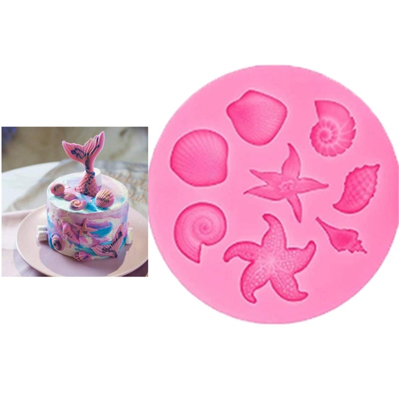 Ocean Fish Theme Mold Craft Cake Chocolate Clay Soap Decorating Family Safe Home gallery