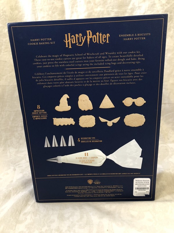 Williams Sonoma Wizarding World Harry Potter Cookie Baking Kit New in Box gallery