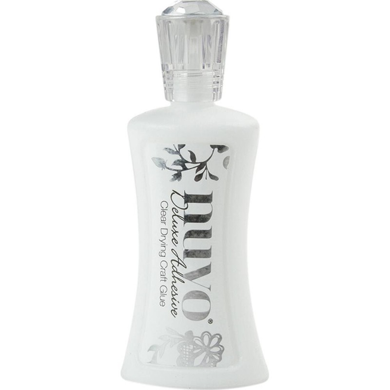 Nuvo Deluxe Adhesive by Nuvo 201N Glue Dries Clear 4oz 120ml Precise Detail Tip