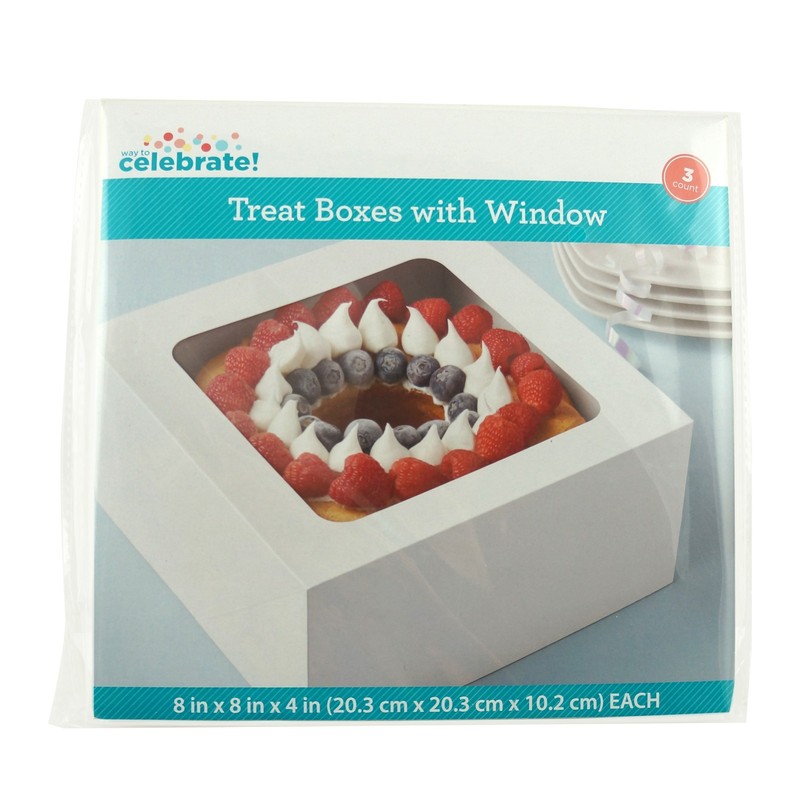 Way To Celebrate 3ct Large Treat Boxes gallery