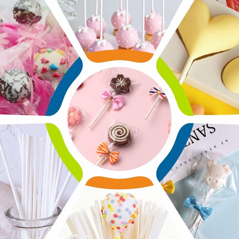 Lollipop Sticks and Bag Set 300 PCS 6 inch for Cake Pops Candy Cookies gallery