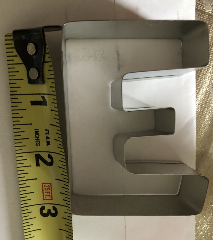 Food Network Alphabet Cookie Sandwich Cutter Set Approx 3” Each gallery