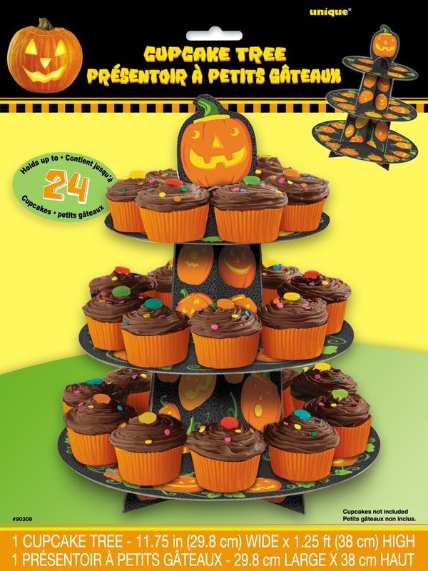 Halloween Cupcake Tree Tower Pumpkins Holds 24 Cupcakes New gallery