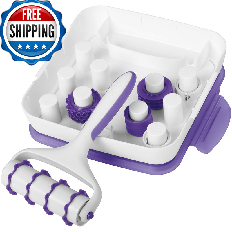Wilton Fondant Ribbon Cutter Set – Create Fondant Ribbons For Cakes Cupcakes