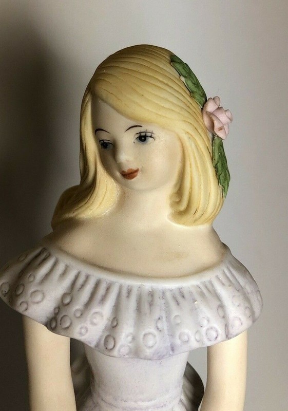GROWING UP BIRTHDAY GIRL AGE 16 Figurine Blonde Hair Cake Topper Enesco 1981 gallery