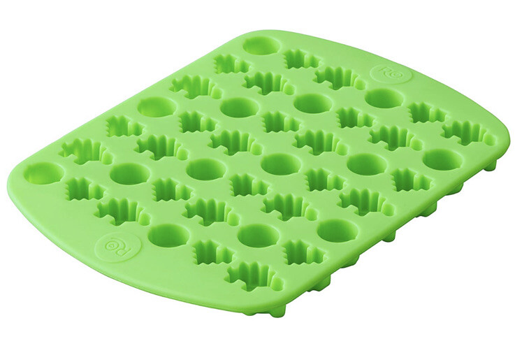 ROSANNA PANSINO By Wilton Nerdy Nummies Set Of 2 Silicone Candy Molds gallery