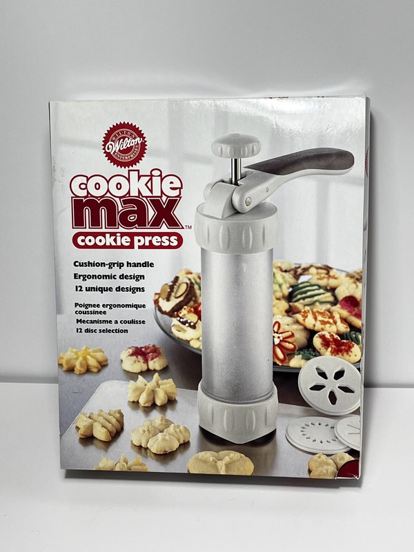 Wilton Cookie Max Cookie Press Max Control Comfort Efficiency Complete & In EUC gallery