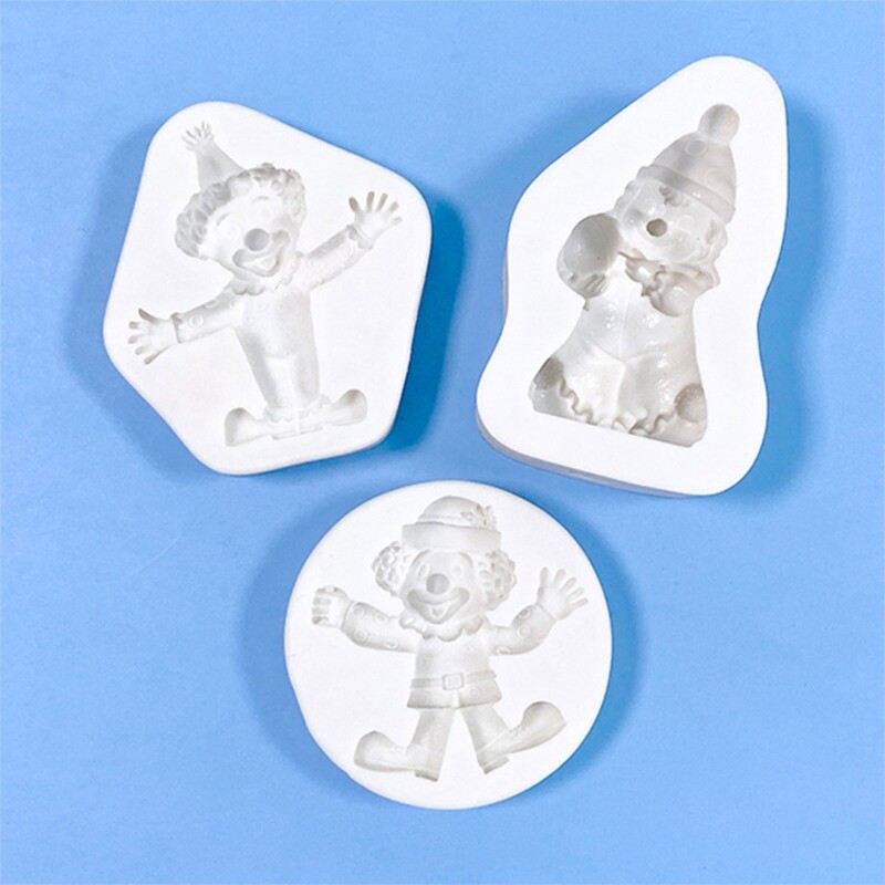 Halloween Clown Silicone Flexible Safe Mould Clay Resin Ceramics Candy gallery