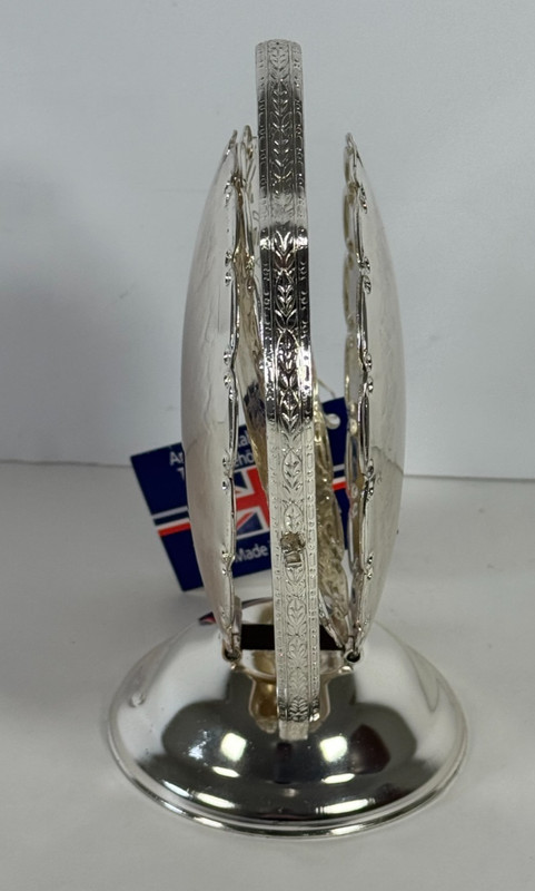 Vintage Queen Anne 3-Tier Silver Plated Candy Serving Stand Made in England READ gallery