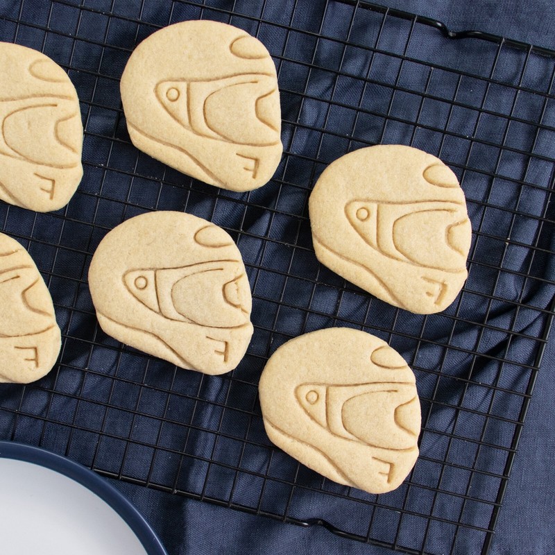 Motorbike Helmet Cookie Cutter - motorsports car racing automobile motorbike gallery