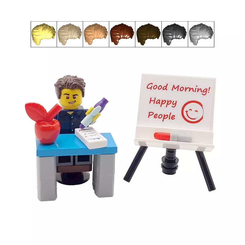Genuine LEGO School Teacher Cake Topper Decoration Male Man College Lecturer