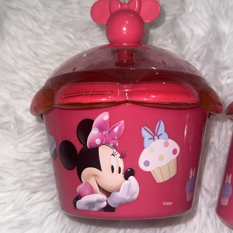 Minnie Mouse Cupcake Holder Mealtime Magic Storage Container Disney Store D4 gallery