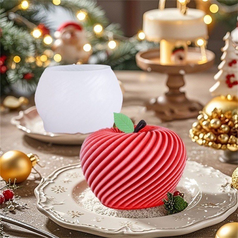 Christmas Theme Spirals Molds Silicone Baking Tool For Puddings Jellies Cakes gallery