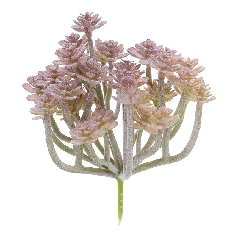 Mini Artificial Succulent Plants Unpotted Fake Succulents Picks Purple