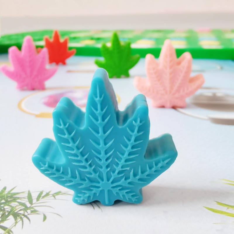 Leaf Silicone Molds for Chocolate Gummy Candy, Leaf Wax Melts Molds with Scra…