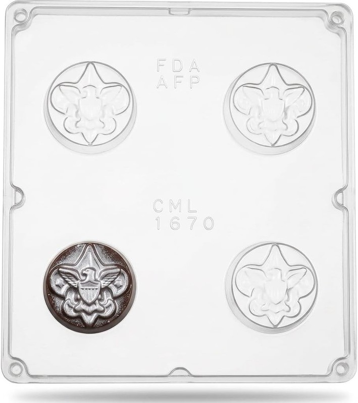 Boy Scout Cookie Sandwich Chocolate Candy Mold 1670 NEW gallery