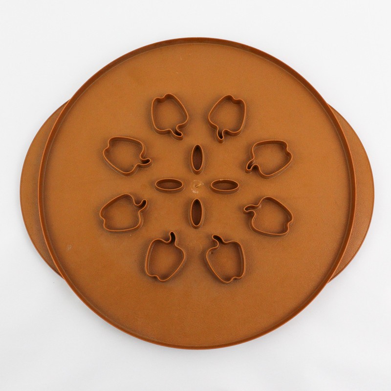 Reversible Plastic Nordic Ware Apple Pie Top Crust Cutter Apples And Leaves gallery