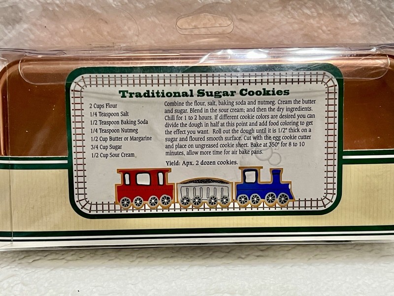 Vtg 3 Piece Set Train Cookie Cutter Heavy Guage Copper Coated Caboose Coal Car gallery