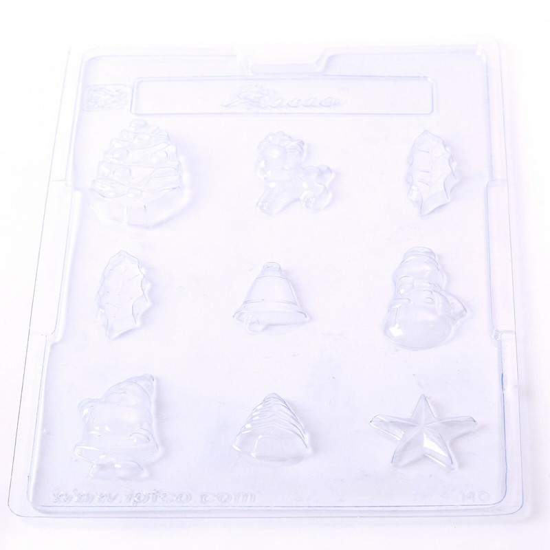 Assorted Christmas Chocolate/Soap Mould - 9 Cavity gallery