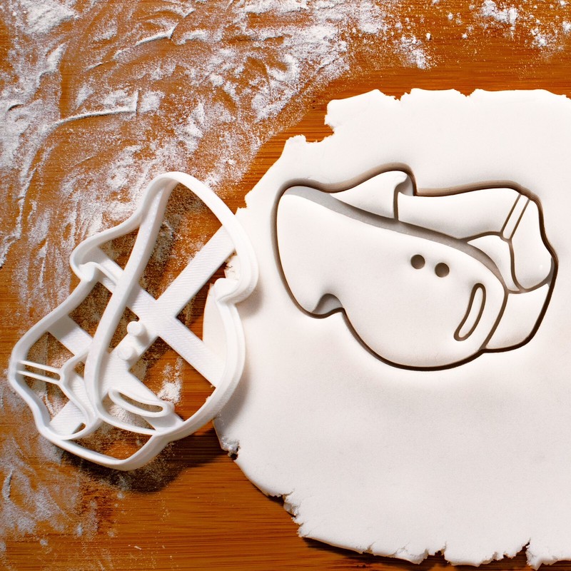 Snowboarder & Snowboard Goggles Cookie Cutters Set - winter sports snowboarding gallery
