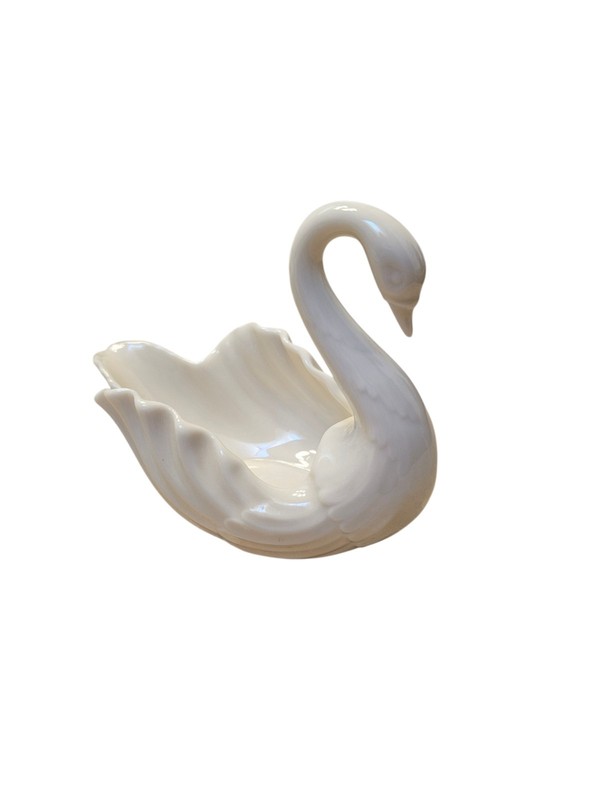 Lenox Porcelain Swan Trinket Dish Wedding Cake Topper 3.75" T X 4.75" W gallery