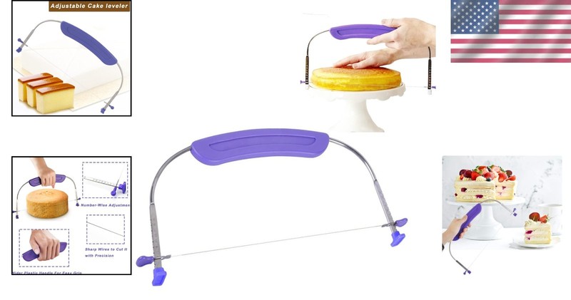 Ultimate Cake Leveler - Adjustable Cutter for Professional Baking & Easy Cleanup gallery