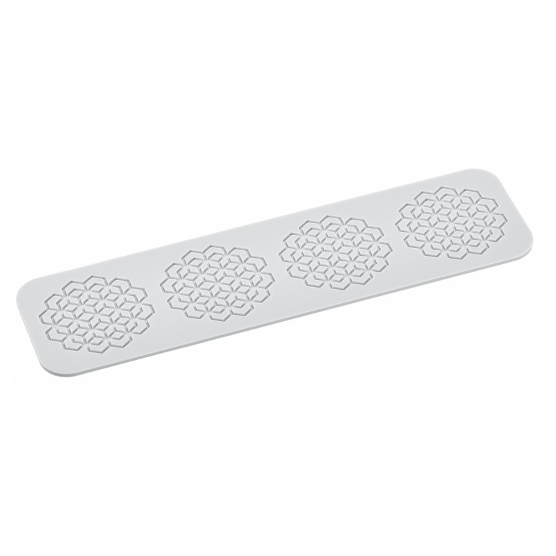 Hollow Leaf Silicone Mould Candy Mould 3D Hollow Honeycomb 260*70*3mm