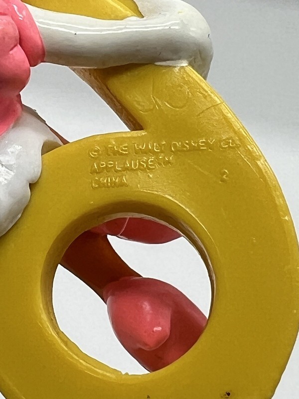 Disney DAISY DUCK Figure Yellow Number “6” ~ Applause 2½” Silicone Cake Topper gallery