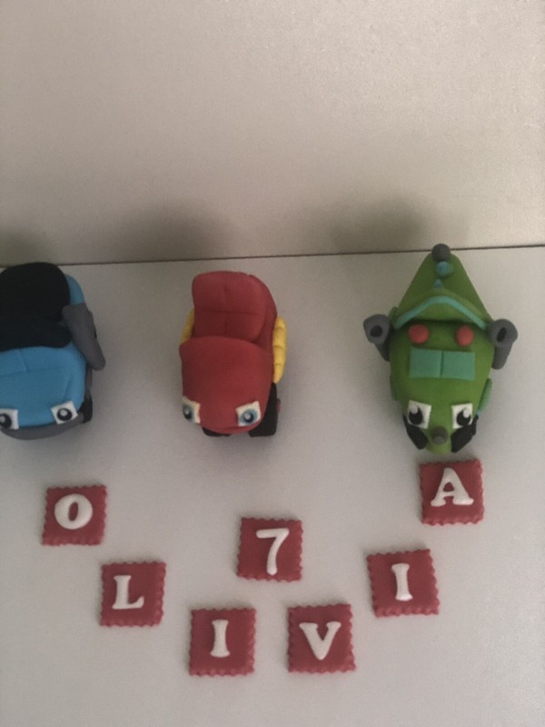 Unofficial Blaze and the Monster Machines cake topper trucks birthday decoration gallery