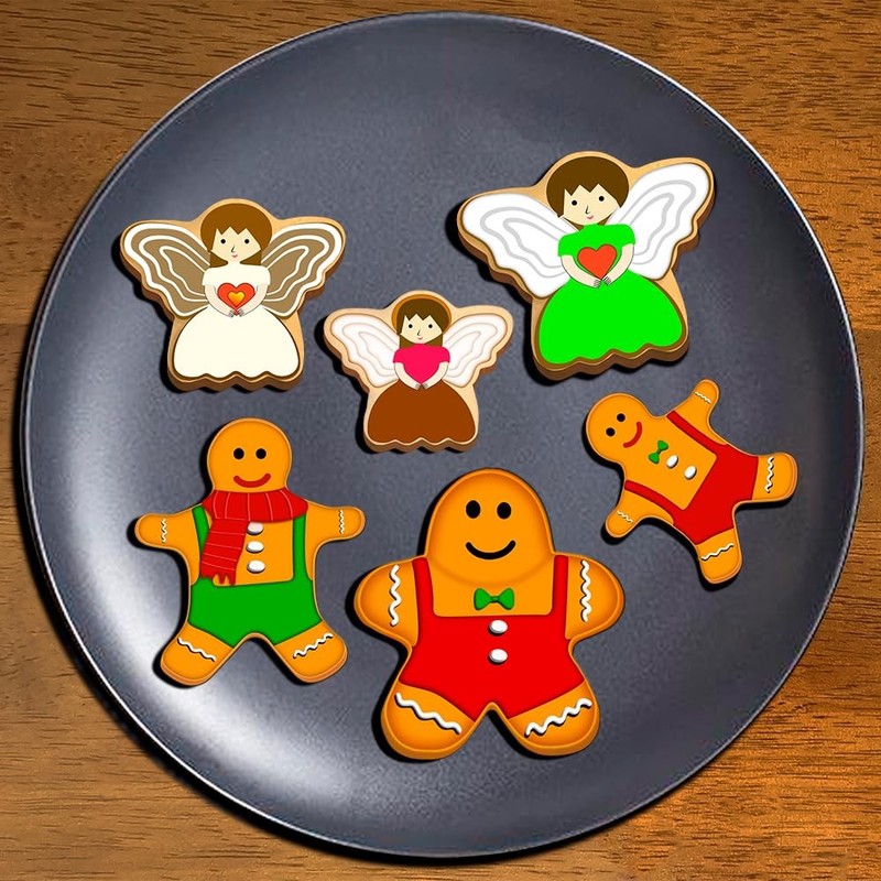 Christmas Cookie Cutter Set - 18 Piece Gingerbread Man, Snowflake, Tree, Hear... gallery