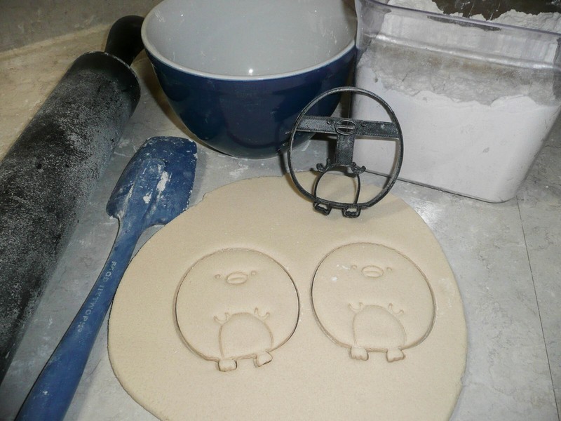 ROUND CHUBBY ANIMALS PENGUIN CAT POLAR BEAR SET OF 6 COOKIE CUTTERS USA PR1440 gallery